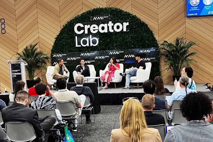 Photo of Creator Lab panel at the 2026 Post|Production World conference