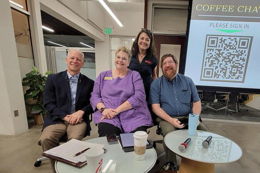 Photo of Darren Brooks, Laura Gayle Green, Chris LaFever, and Kim Houghton