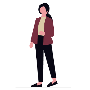 Illustration of a professional-looking person