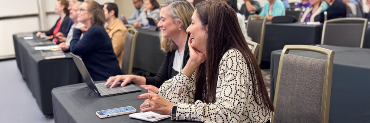 Photo of conference attendees at the UCF AI Conference