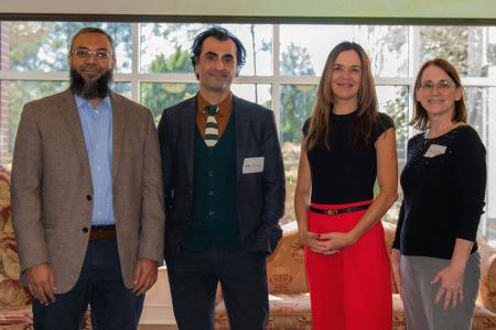 Photo of four FSU QM Certified Instructors posed and smiling