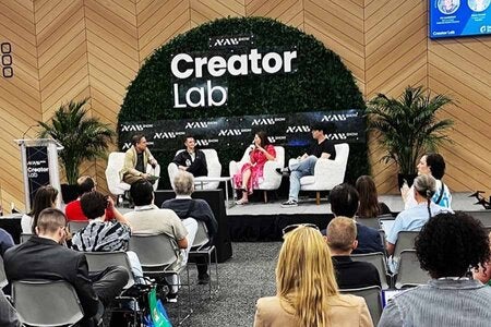 Photo of Creator Lab panel at the 2026 Post|Production World conference